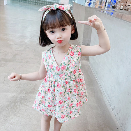 Girls Bow Princess Summer Dress 2024 New Style – Summer Kids Fashion Nepal | Tudoholic