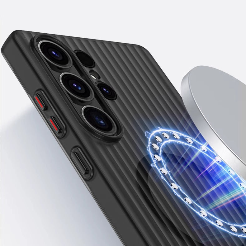 Samsung S25 Ultra Corrugated Magnetic Case
