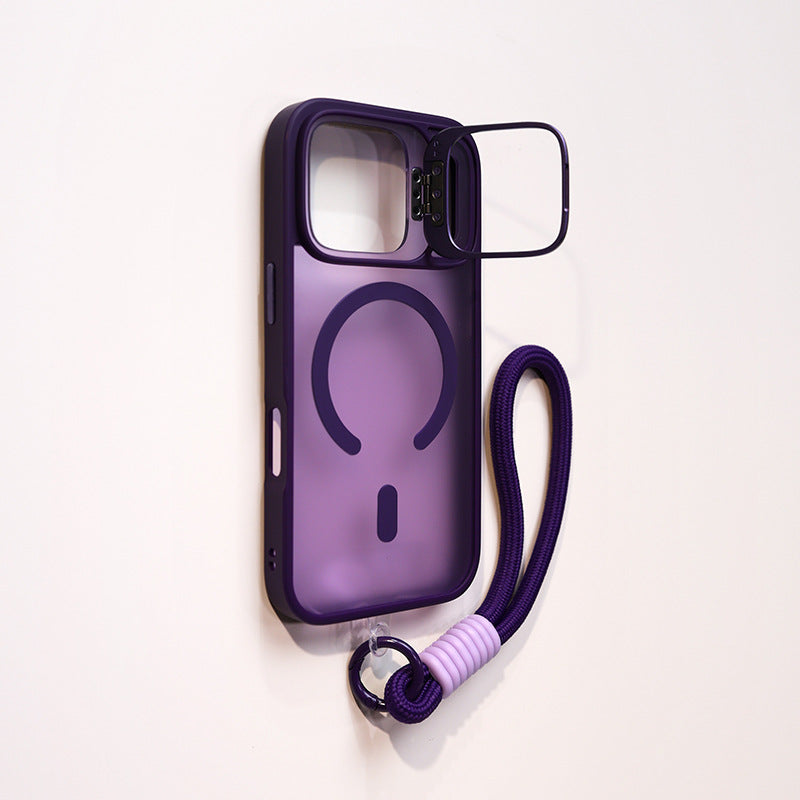 iPhone 17 Pro Max Matte Magnetic Case with Lanyard
