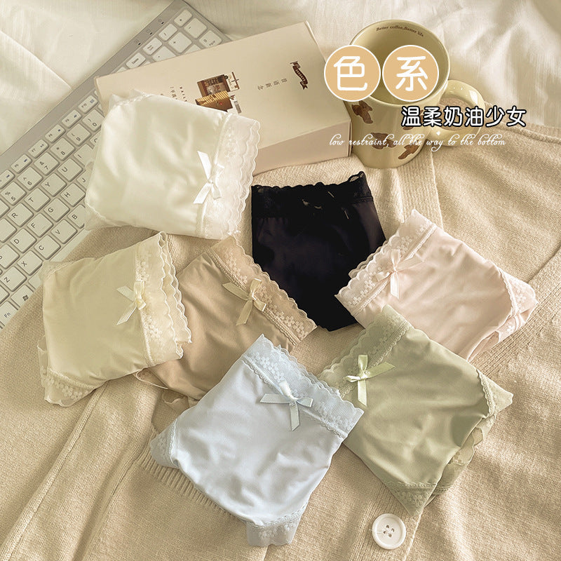 PACK OF - 7 Ultra-Thin Ice Silk Lace Underwear – Breathable &