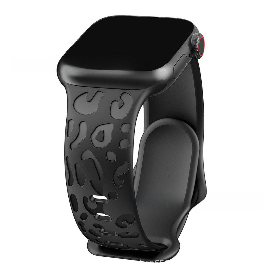 Apple Watch Leopard Strap – Silicone Laser Print