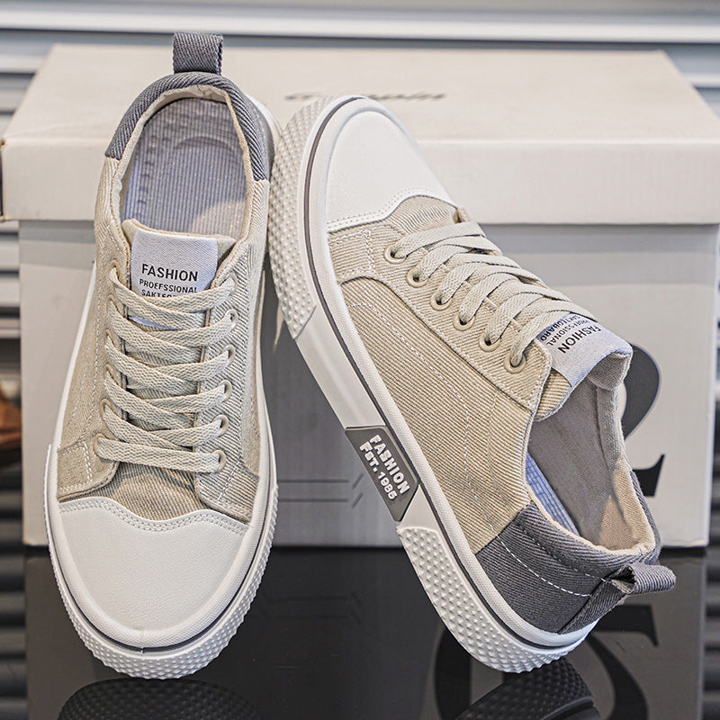 Men’s Summer Canvas Skateboard Shoes Breathable Casual