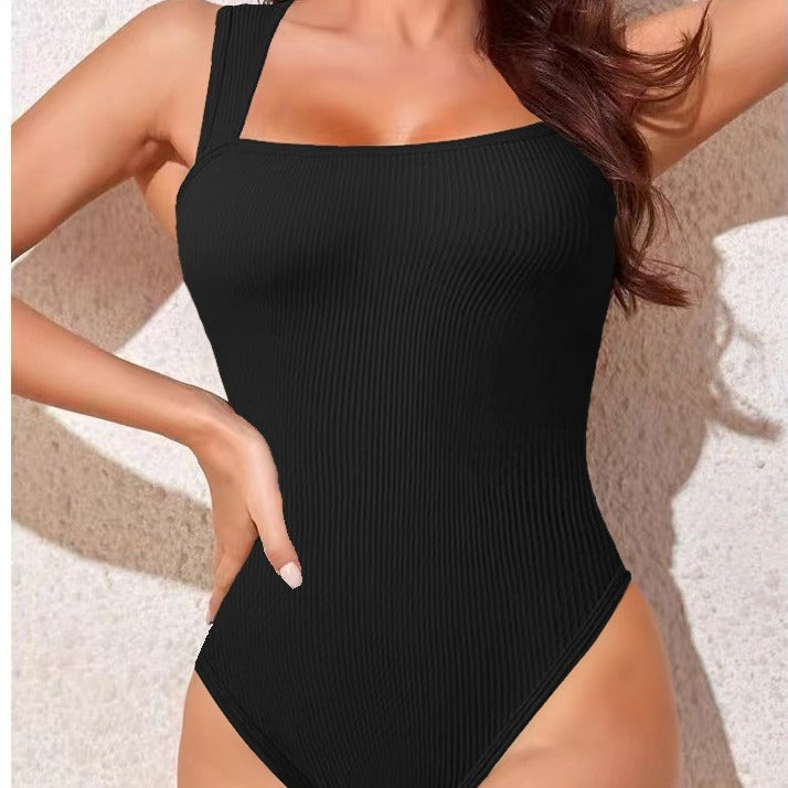 Women’s Ribbed Sleeveless Shapewear Bodysuit