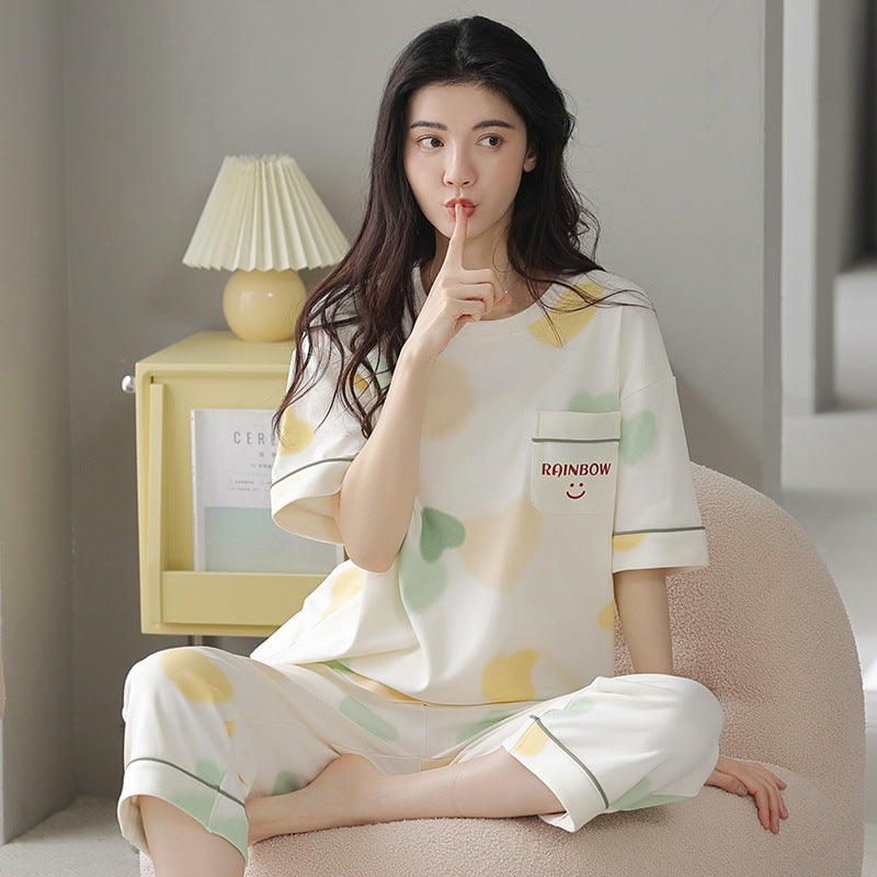 Plus Size Cotton Pajama Set for Women