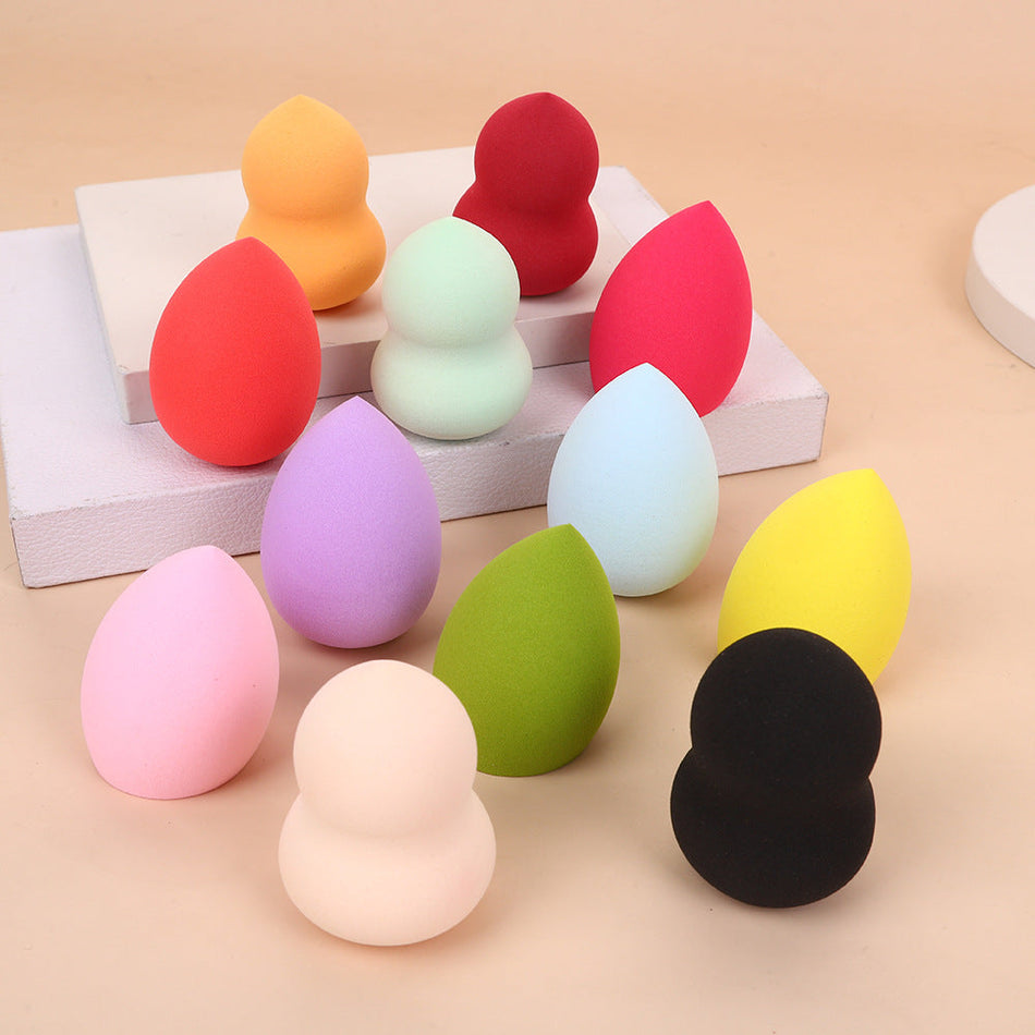 Gourd‑Shape Water‑Drop Makeup Egg Sponge