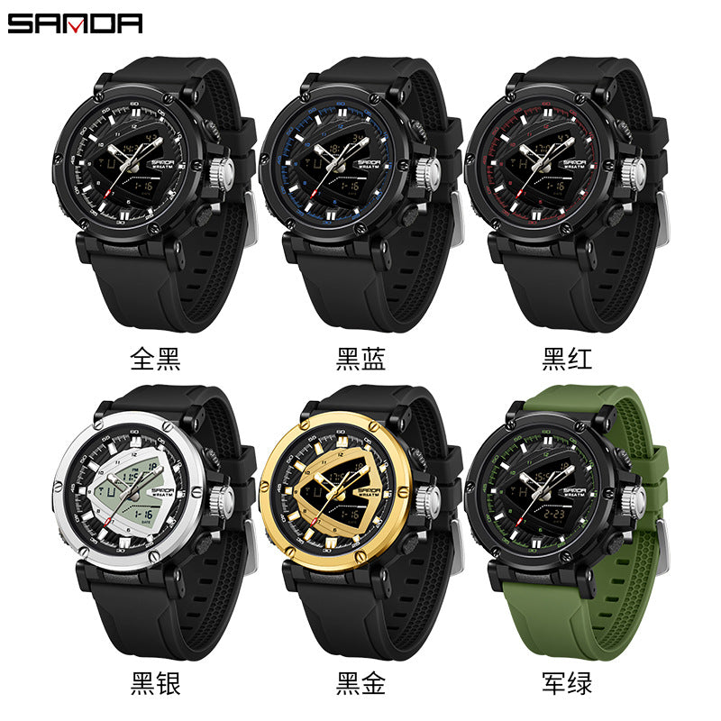SANDA 9052 Men’s Waterproof Sports Watch