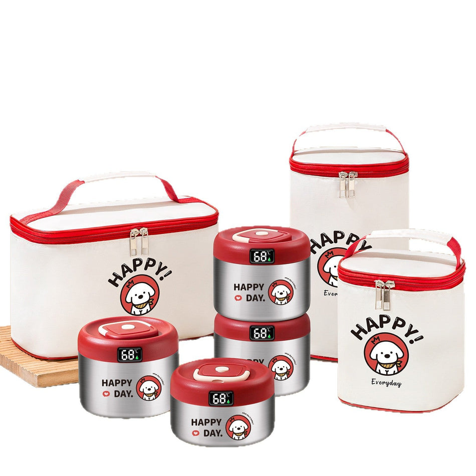 Stainless Steel Insulated Lunch Box – 12-Hour Vacuum