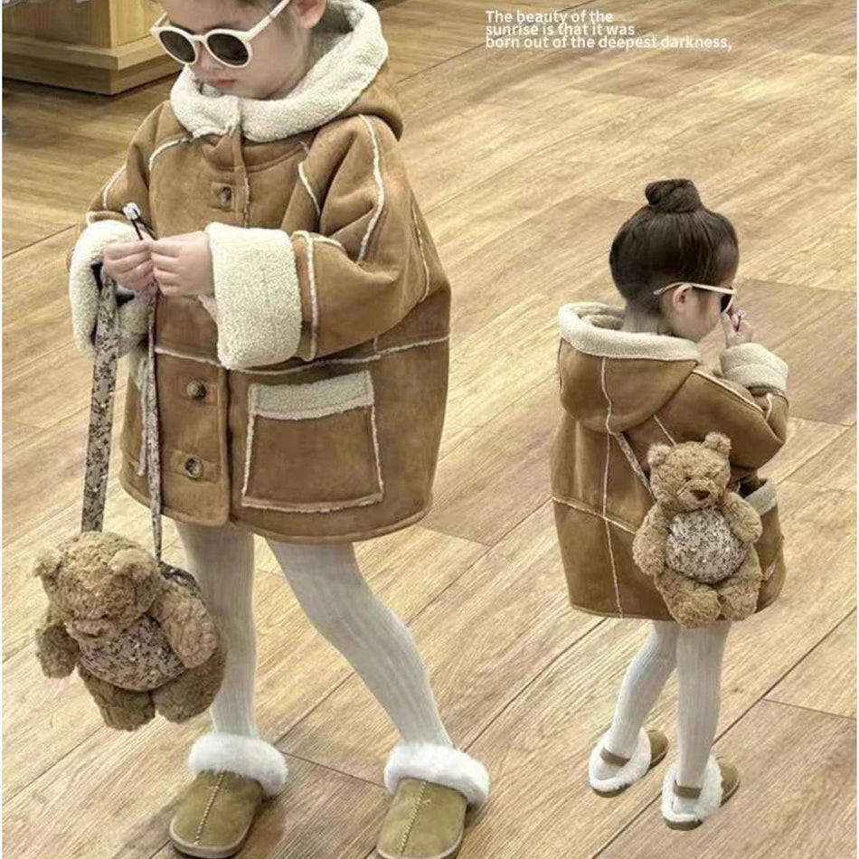 Kids’ Double-Sided Fur Coat