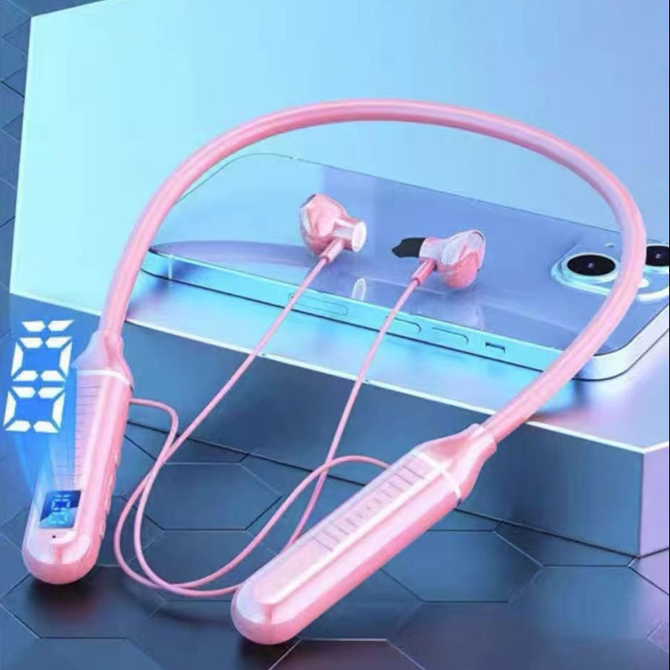 BNR Bluetooth Neck Hanging Headset – Noise Reduction & Long