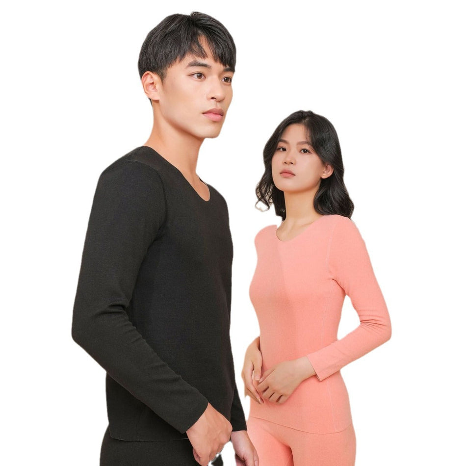 Women’s Wool Silk Velvet Thermal Set | Slim-Fit Autumn Base Layer