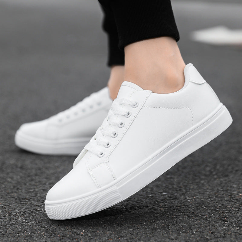 Men’s Summer White Korean Style Plus Size Board Shoes