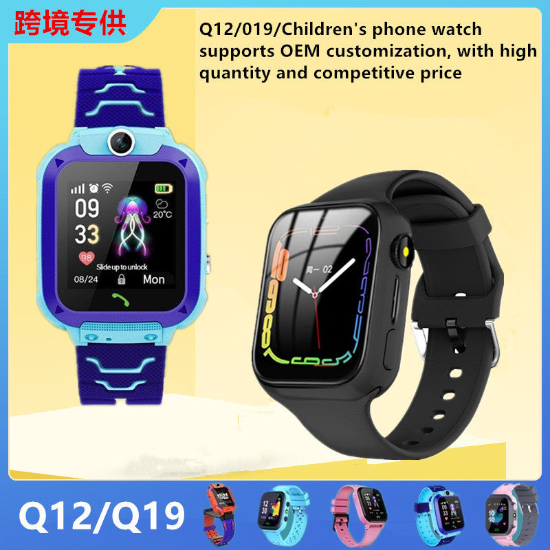 Q12 Waterproof Kids Smart Watch with GPS & Multi-Language