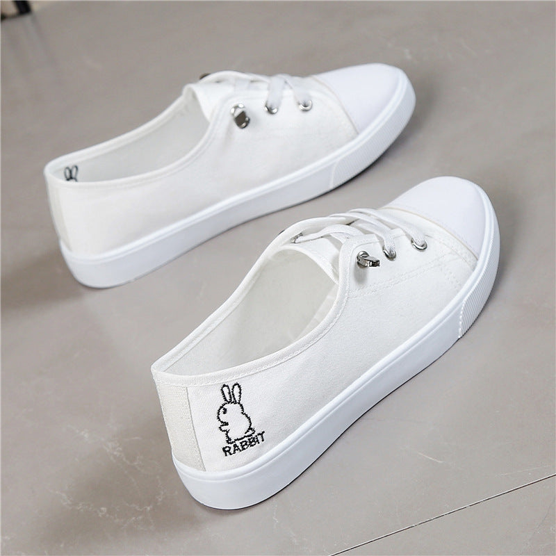 White Canvas Shoes Women’s Casual Spring