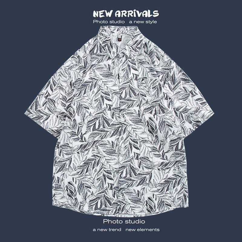 Men’s Floral Beach Shirt Travel Casual Style