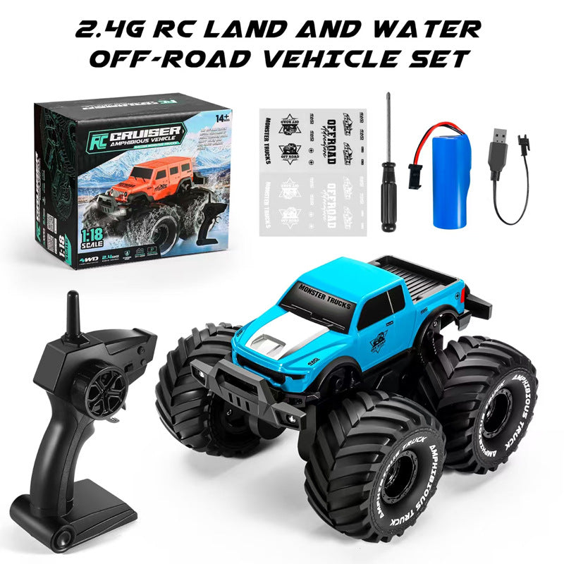 mphibious RC Car 1:18 4WD Off-Road Monster Truck