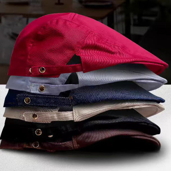 Chef’s Work Beret – Kitchen Hair Cover for Men & Women