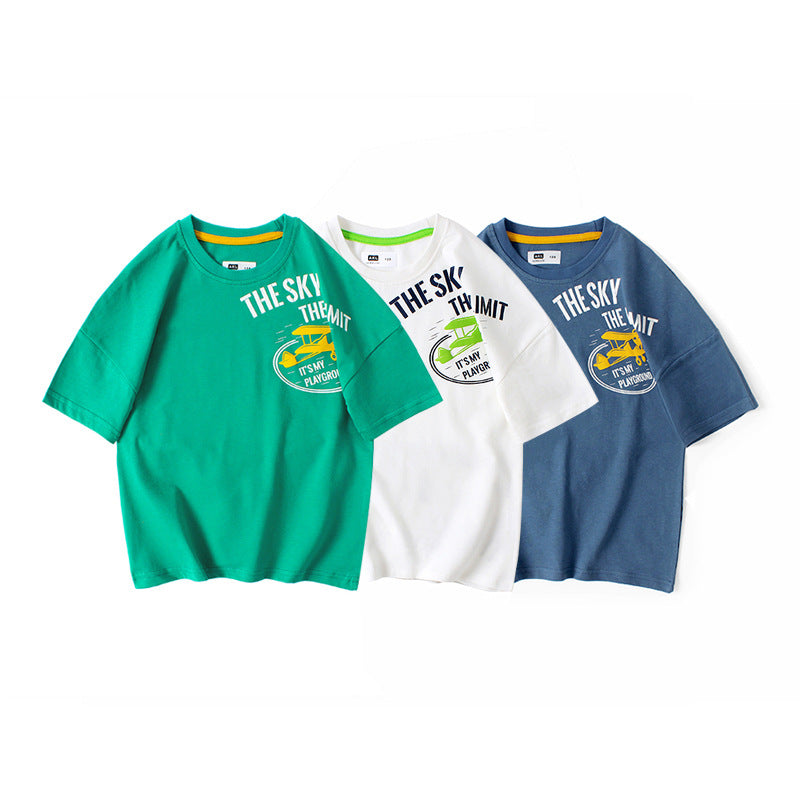 Korean Style Boys' Summer T-Shirt