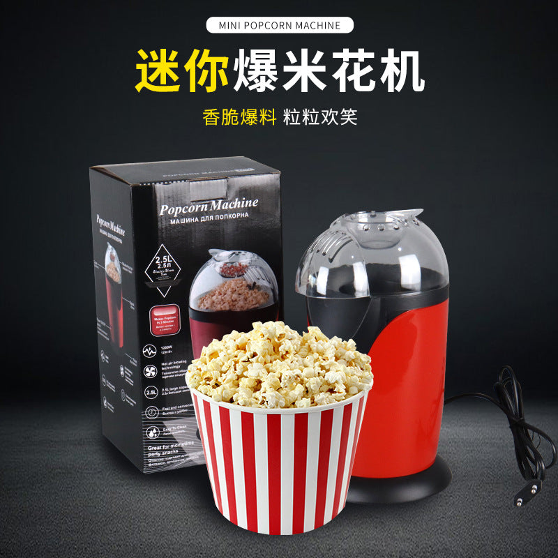 Mini Electric Popcorn Machine for Kids & Home Use