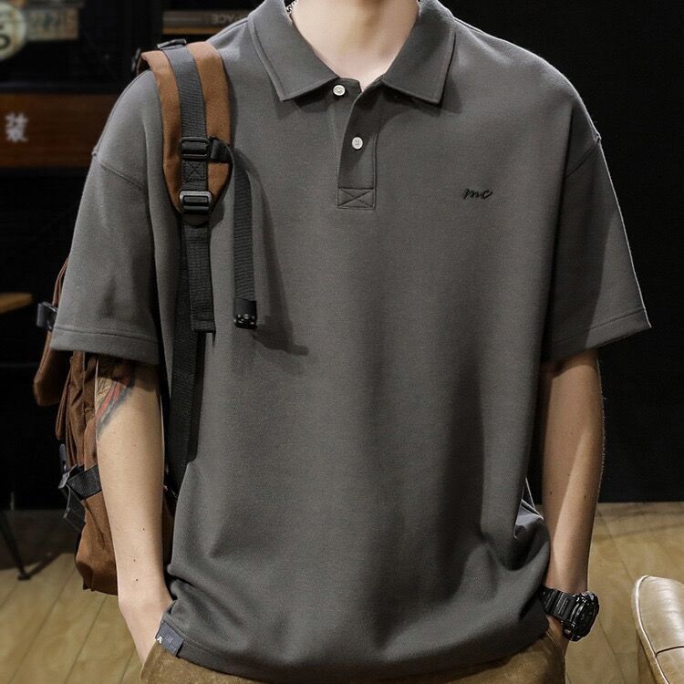 Retro-Inspired Men's Polo Shirt – Summer 2025 Collection