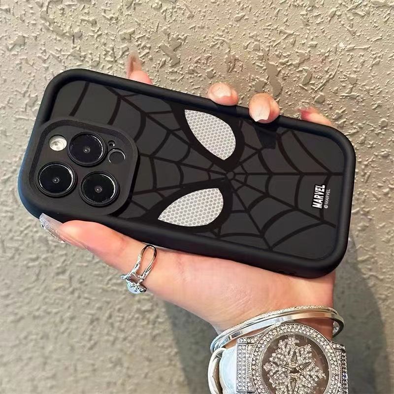 Spiderman Silicone iPhone Case (12–15PM)