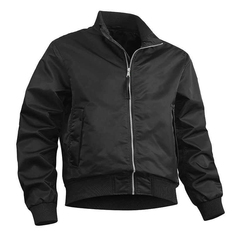 Thickened MA-1 Bomber Jacket Men Women American Retro Khaki