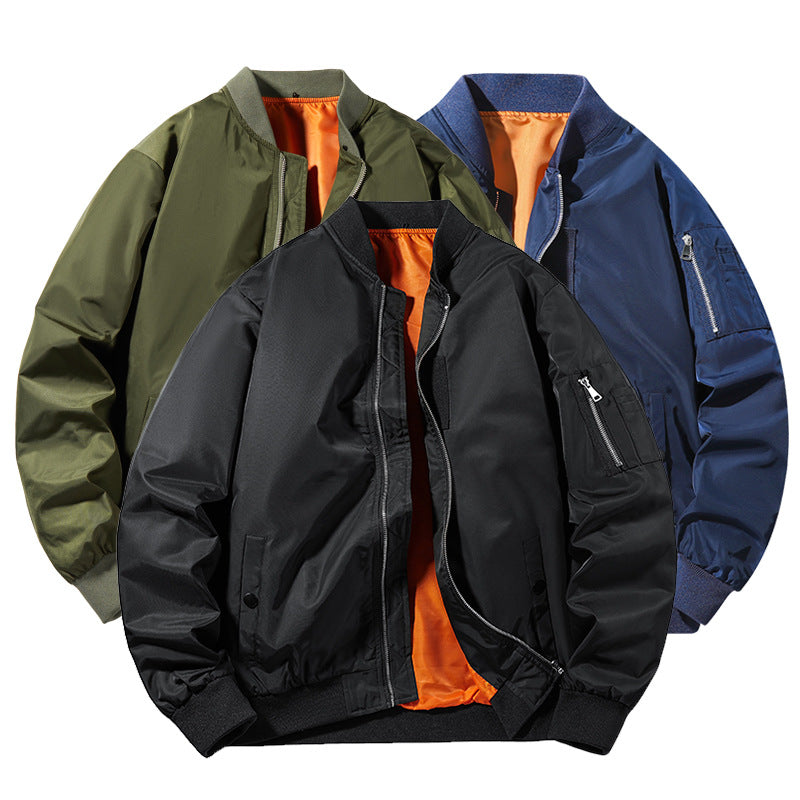 Men's New MA1 Pilot Jacket Spring Autumn Winter Loose Trendy