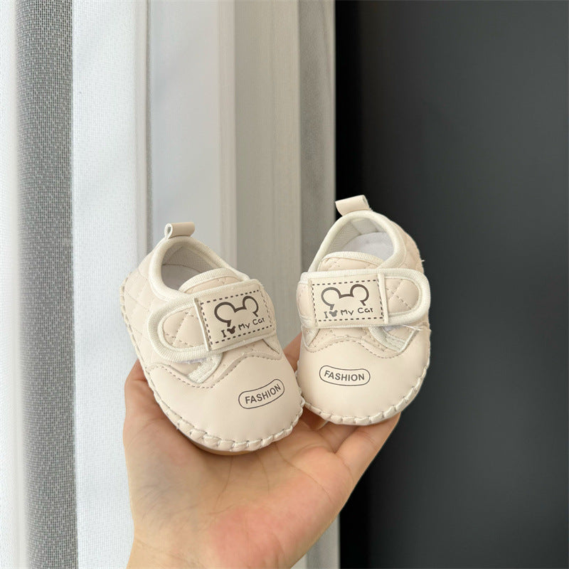 INSTOCK-Soft Sole Baby Shoes – Breathable & Non-Slip (0-1 Yr)