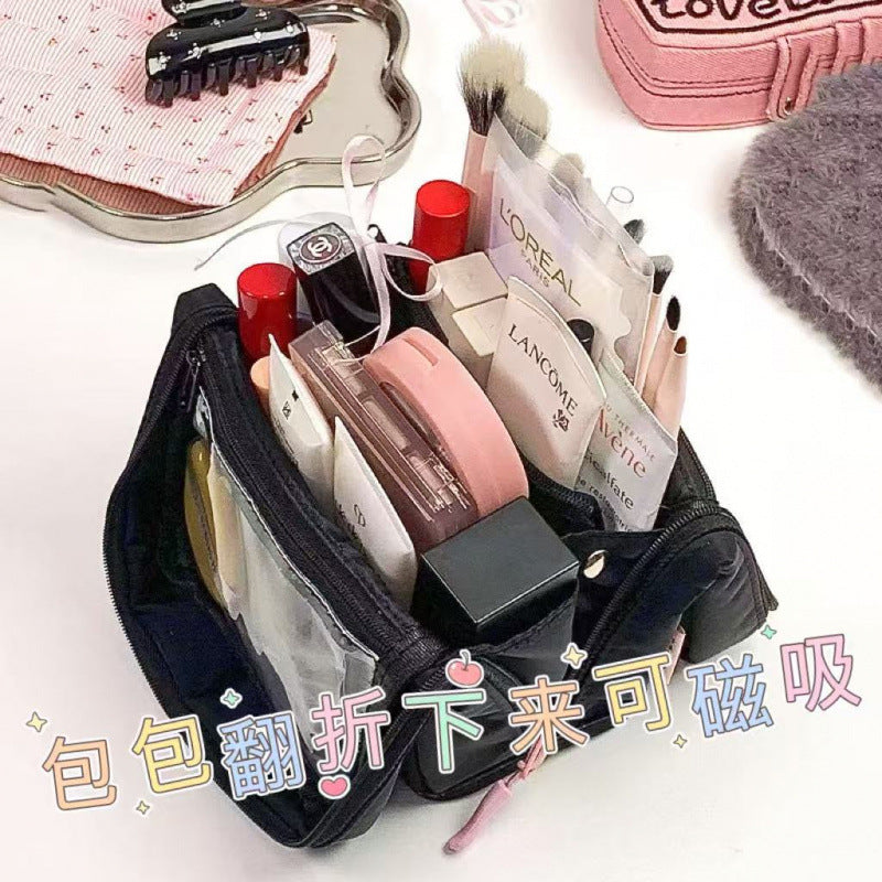 Korean Style Cute Cosmetic Bag – Large Capacity Brush Storage