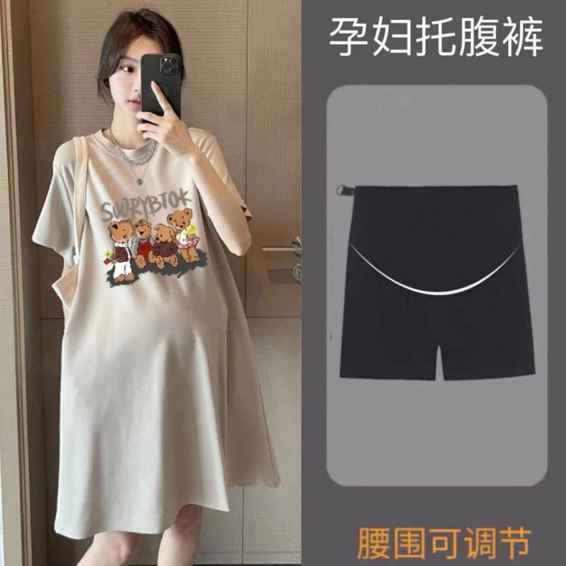 STOCK-Small Size Maternity Dress