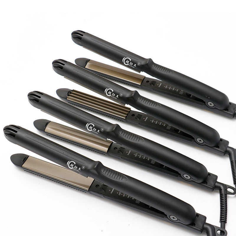U-Shaped Curling Iron for Salon-Style Textured Waves