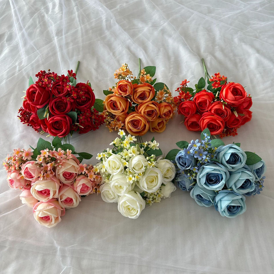 European-Style Rose Bouquet Artificial Wedding Bridal Flower