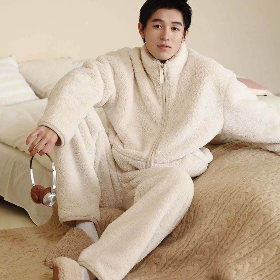 Men’s Winter Velvet Pajamas Thickened Warm Autumn 2026