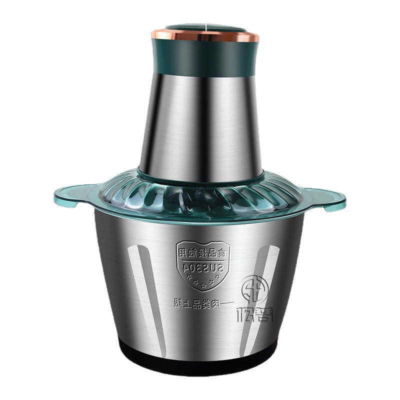 Stainless Steel Electric Meat Grinder & Food Mixer