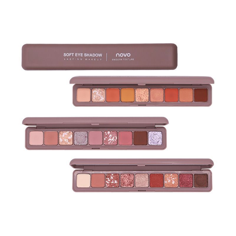Novo 9-Color Milk Tea Eyeshadow Palette