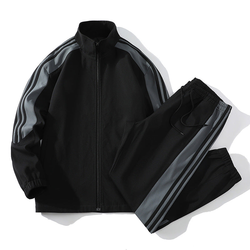 Men's Spring-Autumn Casual Sports Jacket & Trousers Set