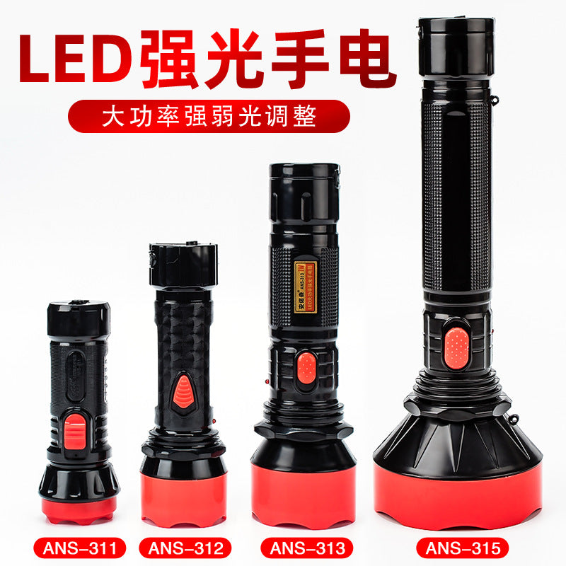 Rechargeable Waterproof LED Flashlight for Emergency & Camping