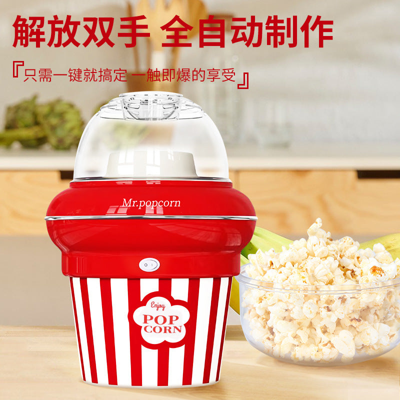 Automatic Electric Popcorn Machine for Home & Gifts