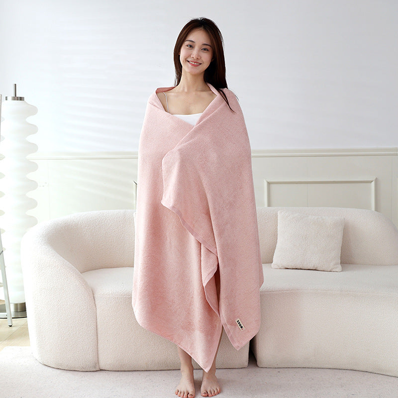 Extra Large Antibacterial Wormwood Bamboo Bath Towel 700g