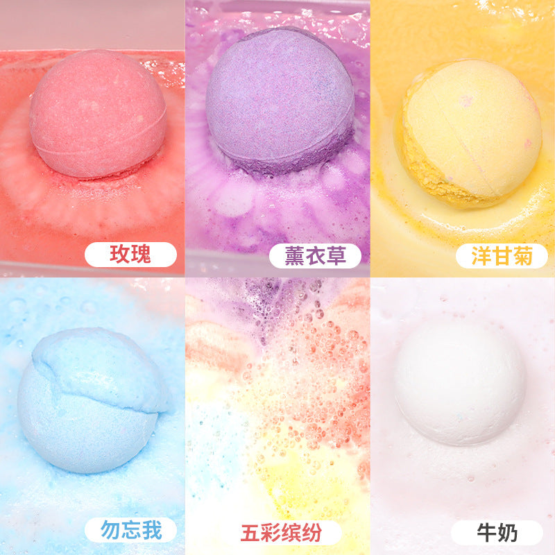 Large Essential Oil Bubble Bath Ball 120g–160g