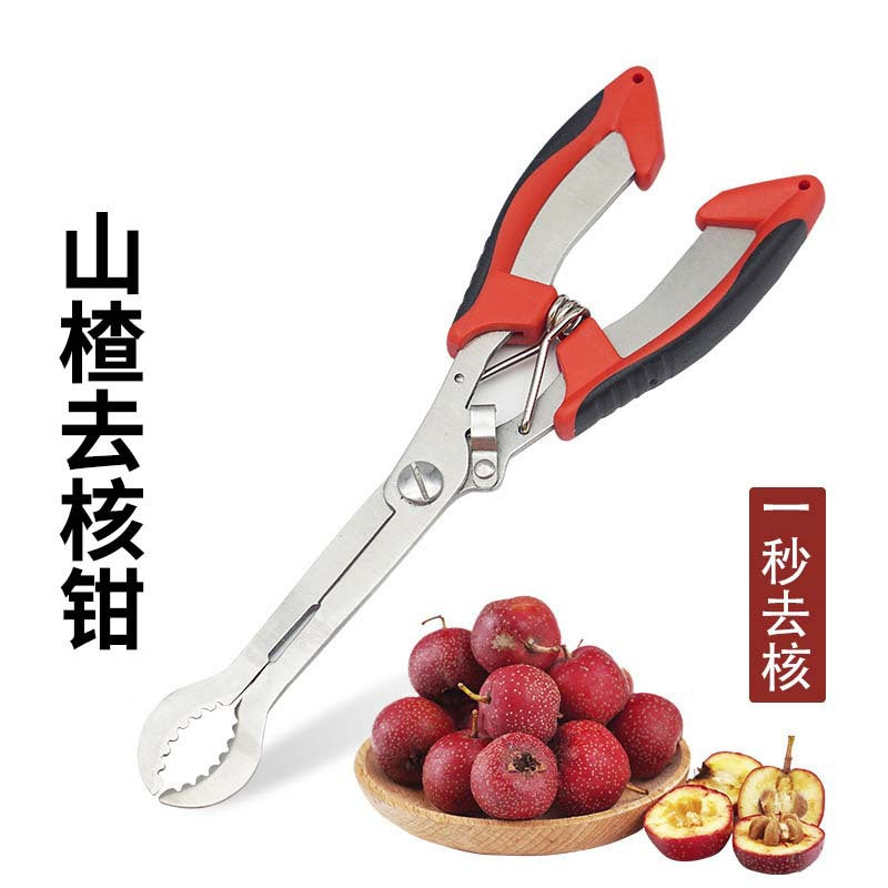 Stainless Steel Hawthorn Corer Clip Sugar Gourd Tool Kitchen