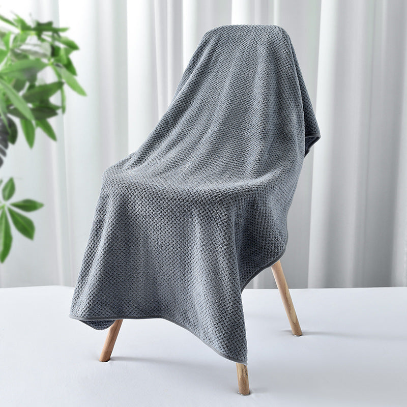 INSTOCK-Coral fleece bath towel