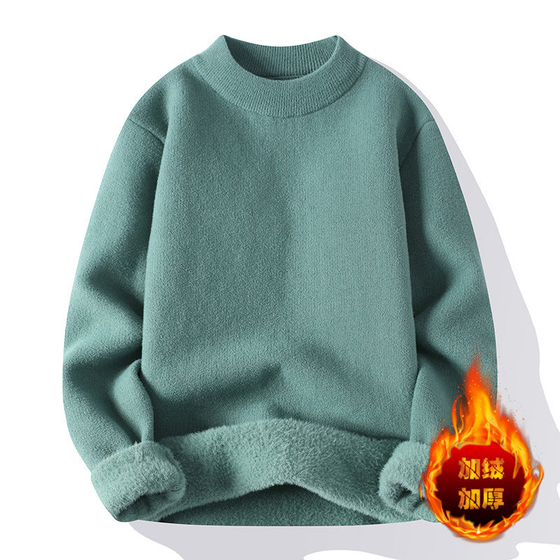 Men’s 2025 Fleece-Lined Thick Warm Sweater