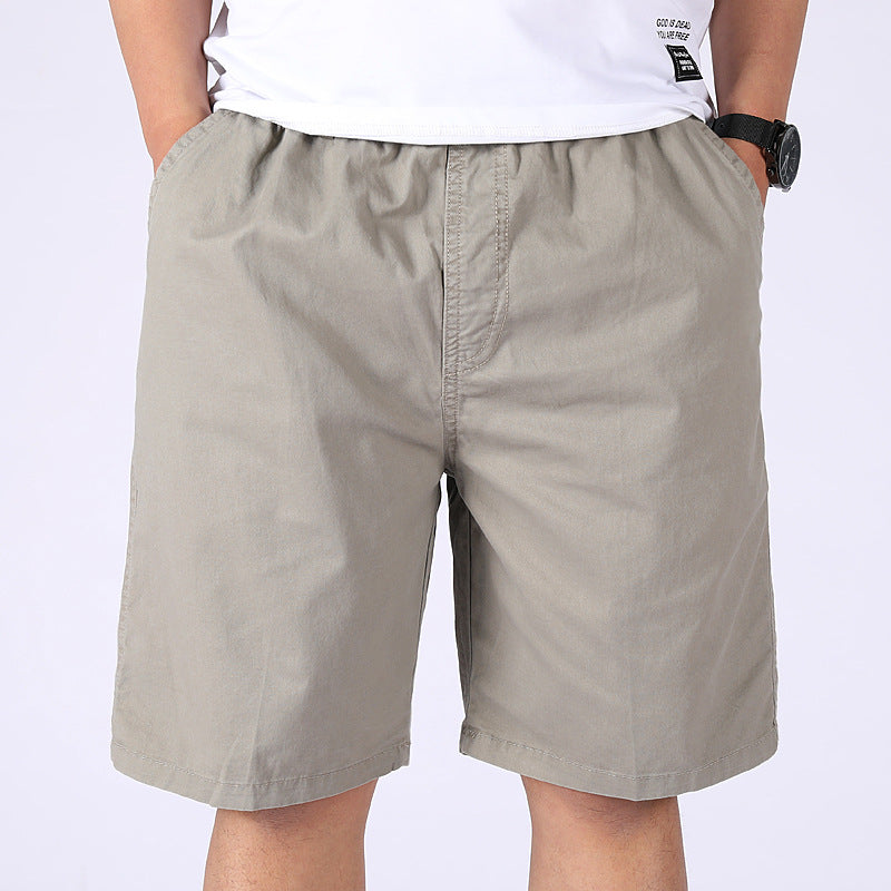 Men's 100% Cotton Summer Shorts – 2025 Loose Fit Style