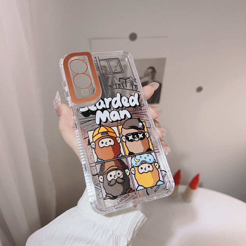 Cartoon Bearded Uncle Case – Realme V60 Pro / A3 Pro