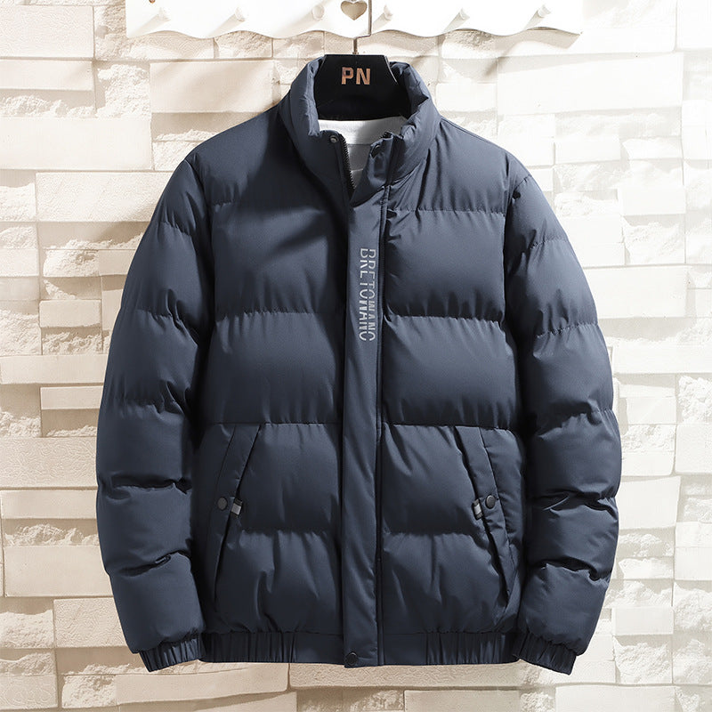 Men’s Winter Down Cotton Jacket – Thickened K-Style Outwear