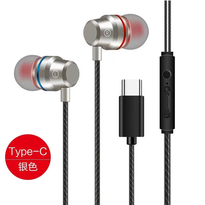 High-End Metal Wired In-Ear Headset with Bass Control