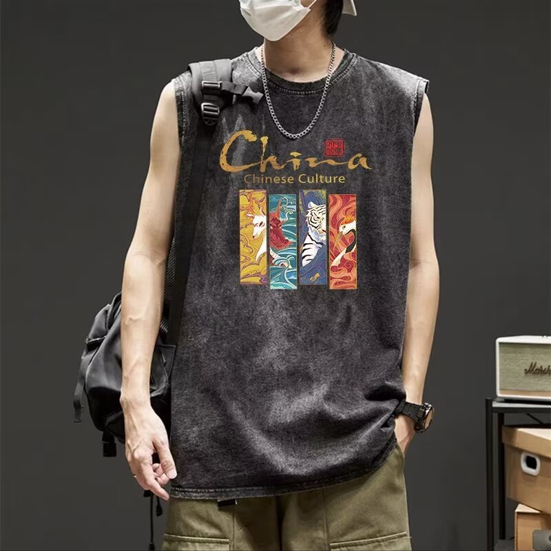 Pure Cotton Sleeveless Vest