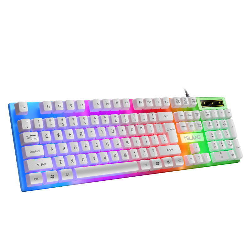 Milang K6 RGB Wired Mechanical Feel Keyboard