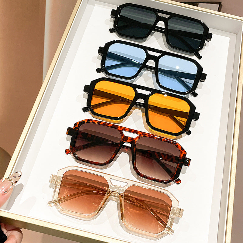 STOCK-Small Square Anti-UV Sunglasses for Men & Women