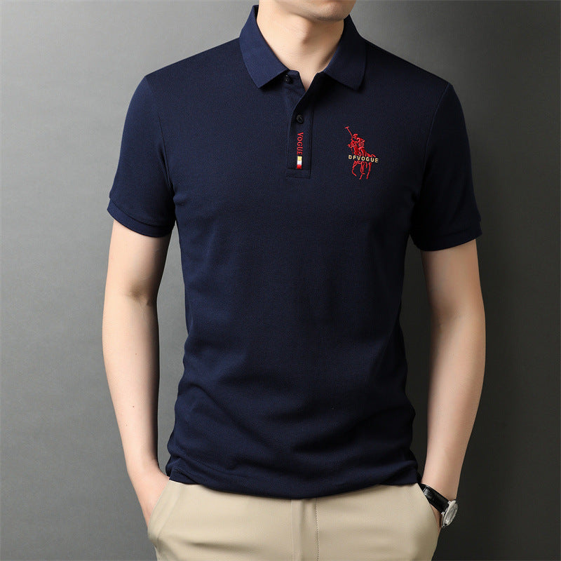 INSTOCK-Embroidered Polo ‚ Summer Men's Lapel Cotton T-Shirt